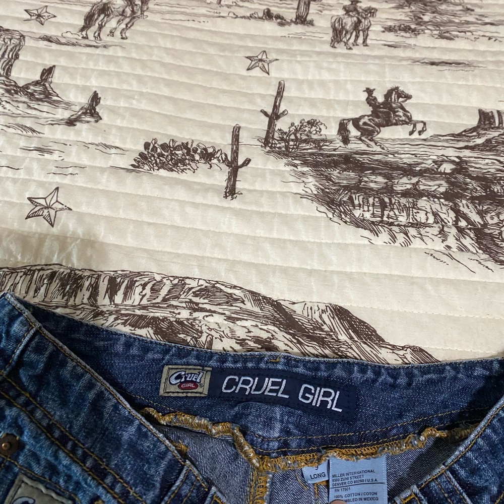 Cruel Girl Western Denim Jeans